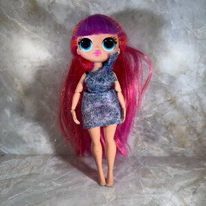 L.O.L. Surprise! O.M.G. Series Doll With Long Purple & Pink Hair Roller Chick